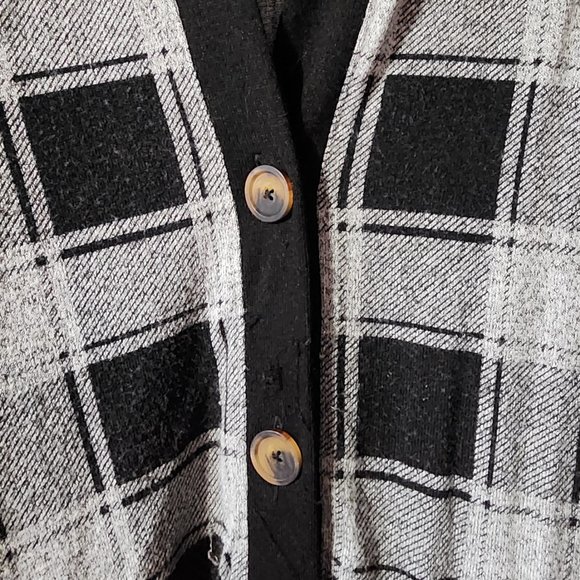 Maurices Button Down Hooded Cardigan - Picture 5 of 8